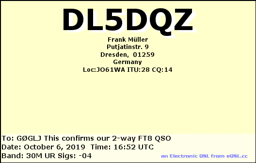 QSL Card